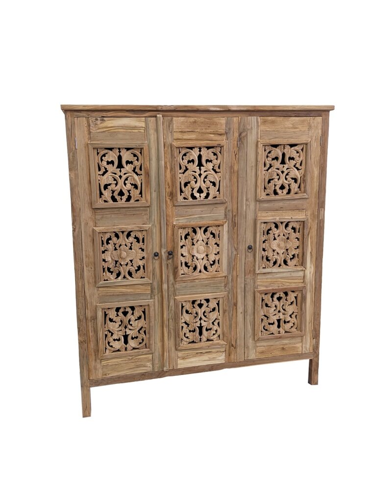 Teakhoutenkast 180x160  RC teak