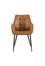 Damn Eetkamerstoel Lucille Arm CEP 01 Cognac