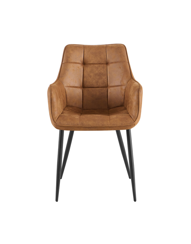 Damn Eetkamerstoel Lucille Arm CEP 01 Cognac