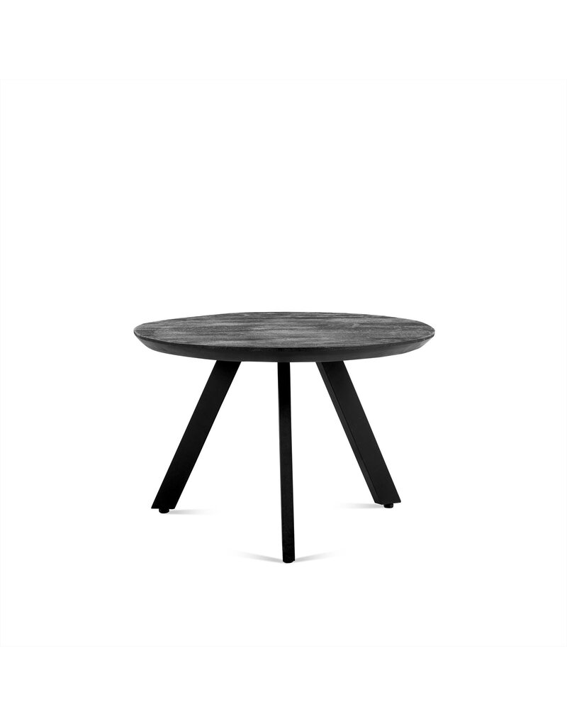 Damn Salontafel Rond Berlin Zwart 80