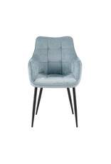 Damn Eetkamerstoel Lucille Arm Perfect Harmony 72 Lichtblauw