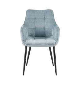 Damn Eetkamerstoel Lucille Arm Perfect Harmony 72 Lichtblauw