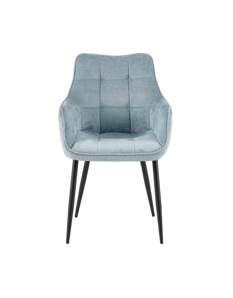 Damn Eetkamerstoel Lucille Arm Perfect Harmony 72 Lichtblauw