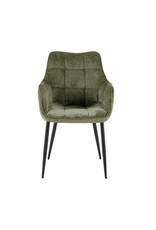 Damn Eetkamerstoel Lucille Arm Perfect Harmony 39 Groen
