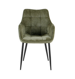 Damn Eetkamerstoel Lucille Arm Perfect Harmony 39 Groen