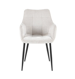 Damn Eetkamerstoel Lucille Arm Perfect Harmony 02 Beige