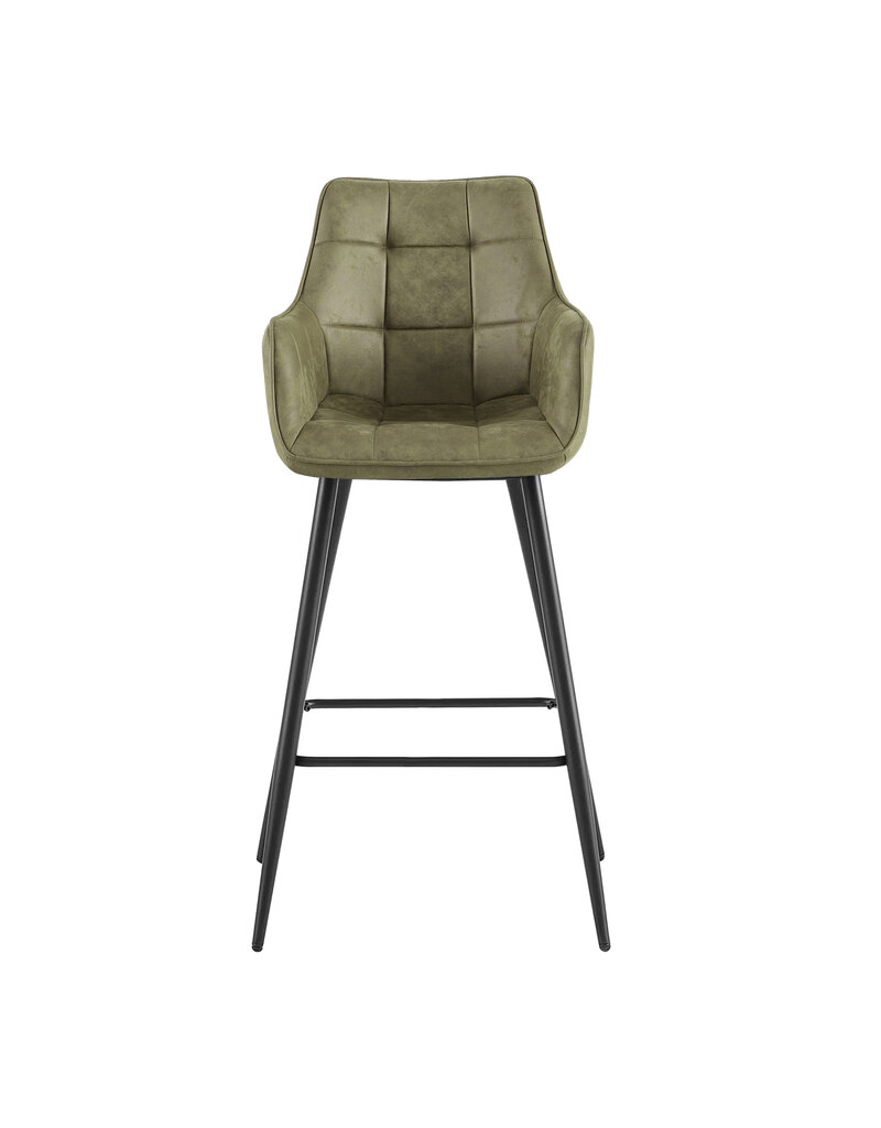 Damn Barstoel Lucille Arm CEP 04 Army Groen