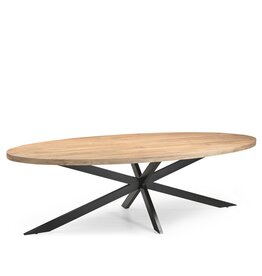 Damn Eetkamertafel Ellips 25+25 270