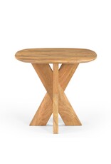 Damn Bijzettafel Deens Ovaal Runa met Houten Onderstel 60