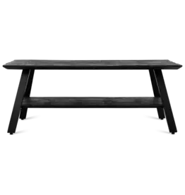Damn Salontafel Berlin Zwart met Vak