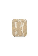 Damn Pouf Rytm small - taupe -