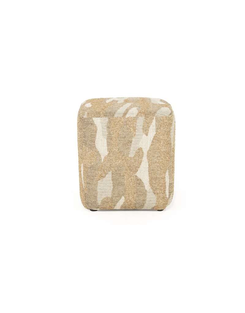 Damn Pouf Rytm small - taupe -