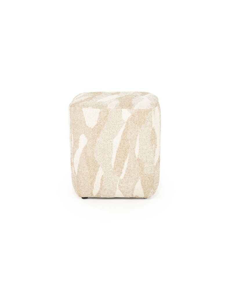 Damn Pouf Rytm small - beige -