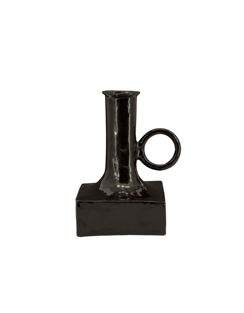 Damn Vase Oro 2 - dark brown -