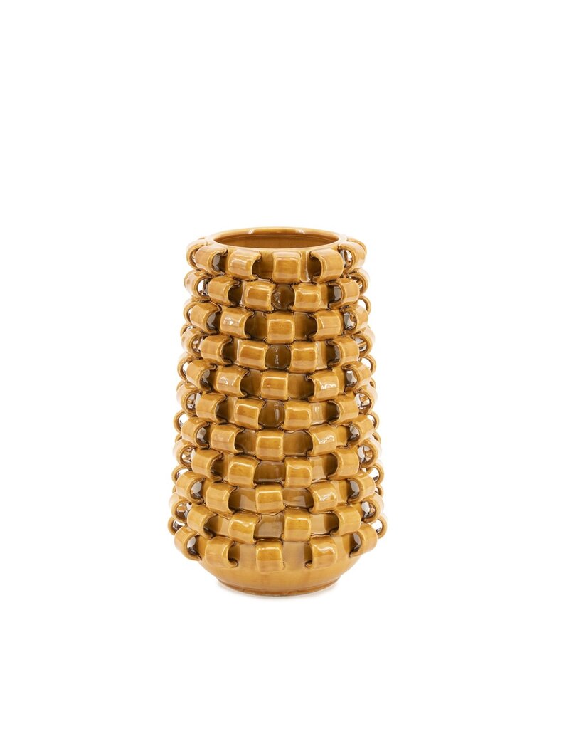 Damn Vase Loopa 2 - mustard