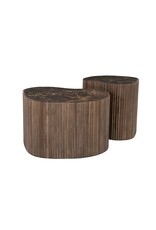 Damn Nice (set of 2) - brown