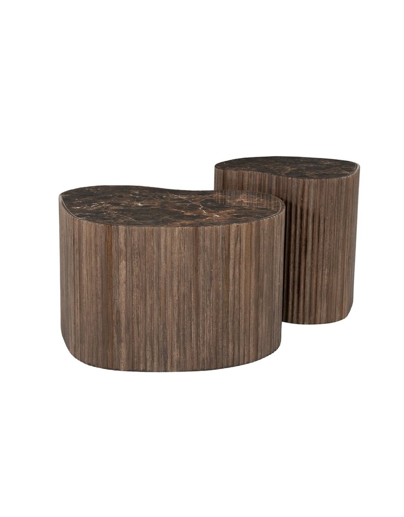 Damn Nice (set of 2) - brown