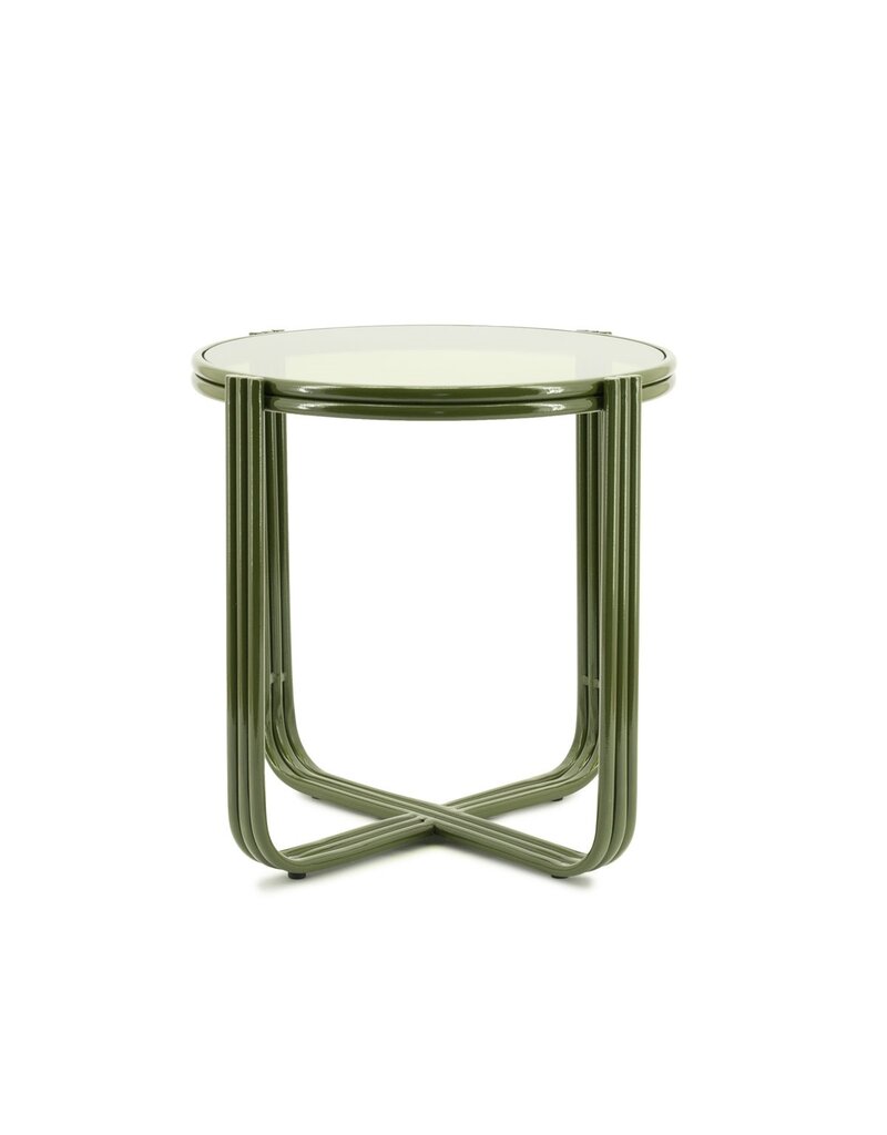 Damn Side table Groovy - green -