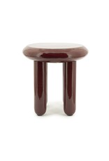 Damn Side table Balloon - burgundy