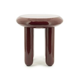 Damn Side table Balloon - burgundy