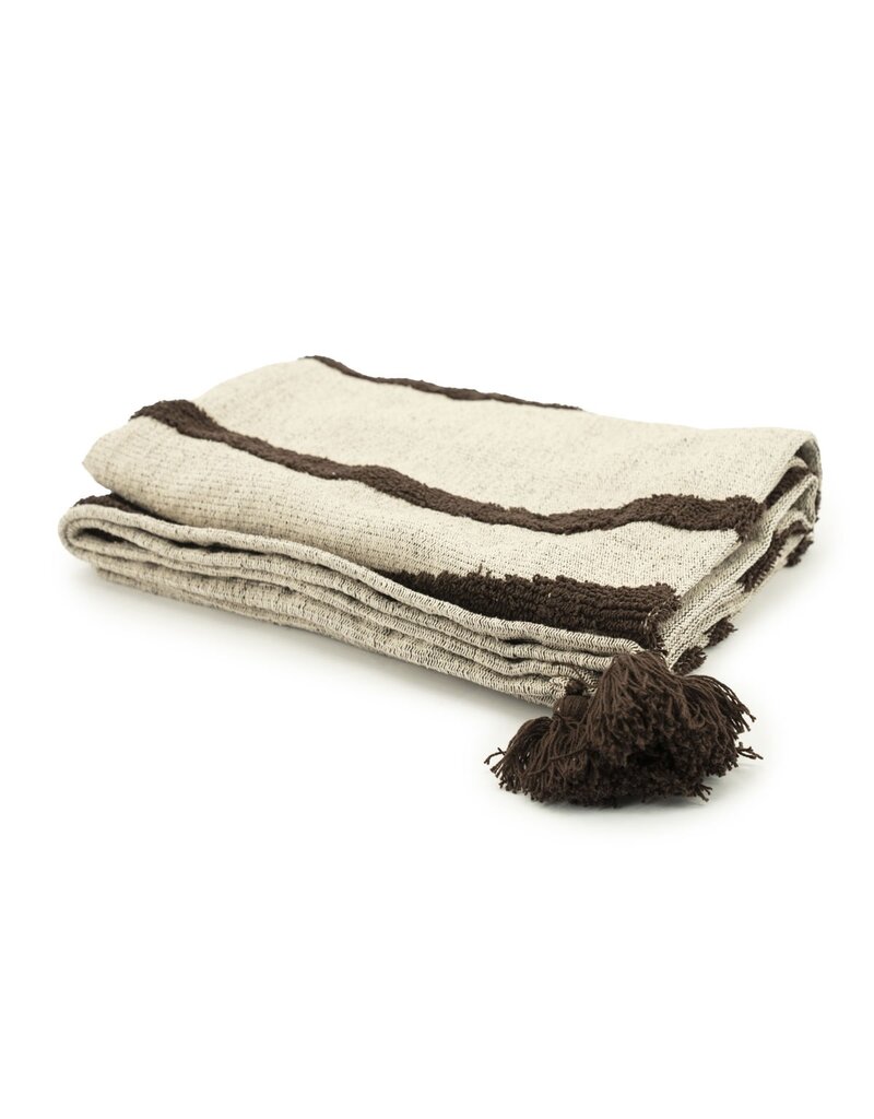 Damn Plaid Majani - dark brown