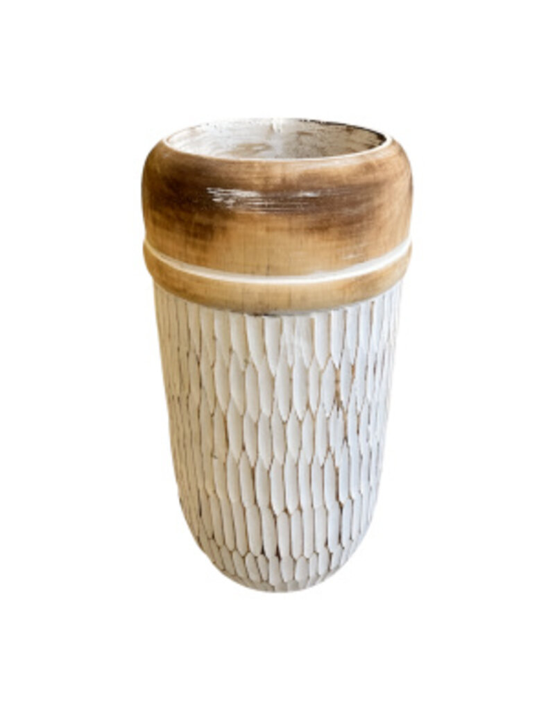 Damn Pot carving H35cm