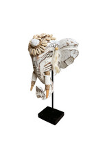 Damn Elephant head shell 20xH32cm