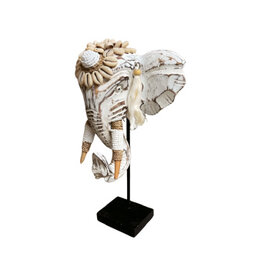 Damn Elephant head shell 20xH32cm