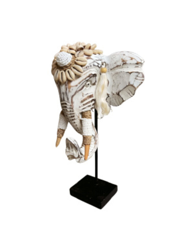Damn Elephant head shell 20xH32cm