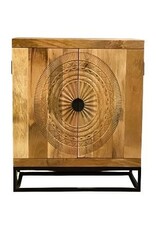 Damn Cabinet carving 2-d. naturel
