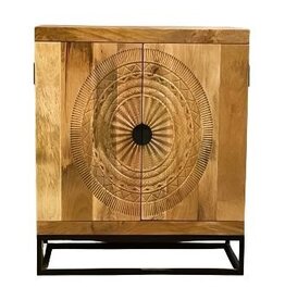 Damn Cabinet carving 2-d. naturel