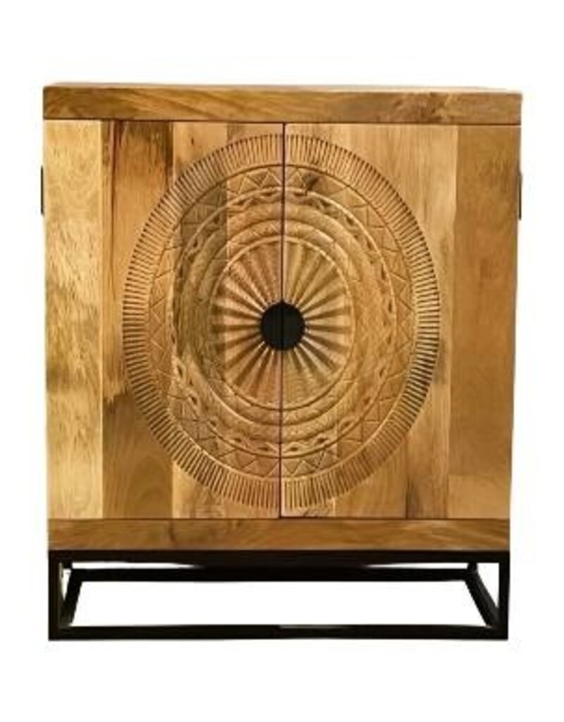 Damn Cabinet carving 2-d. naturel
