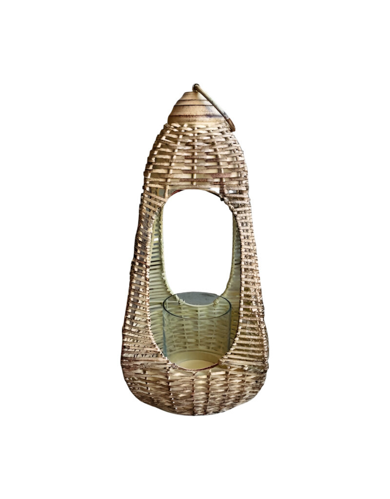 Damn Lantern w. glass D19H38cm