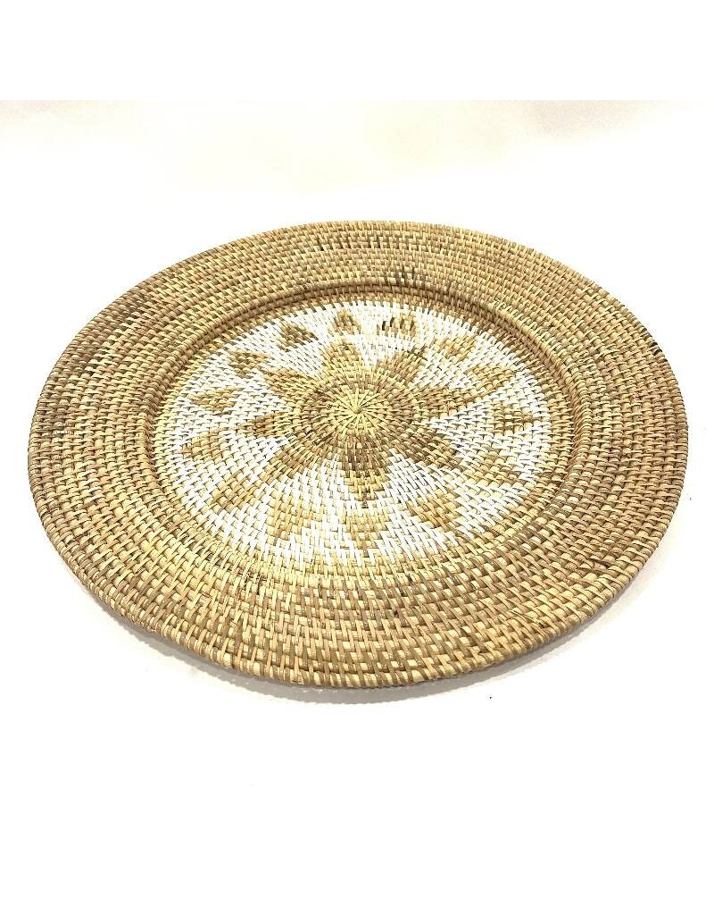 Damn Wallplate Rattan D50cm