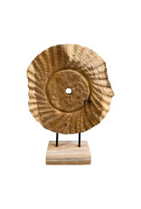 Damn Fossiel wood D30H40cm