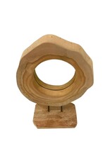 Damn Mirror on stand teak