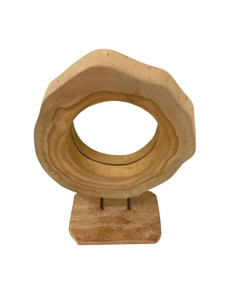 Damn Mirror on stand teak