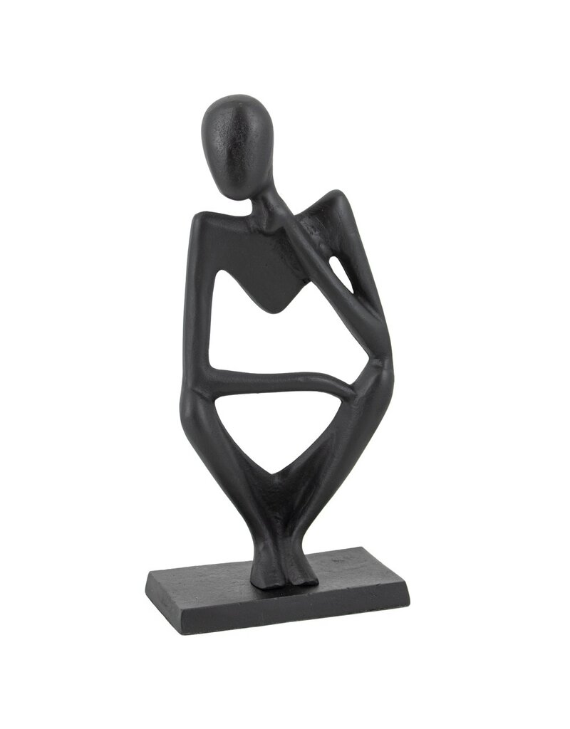 Damn Ornament zittend zwart