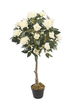 Damn Kunstboom Rosa roos 100cm