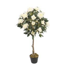 Damn Kunstboom Rosa roos 100cm