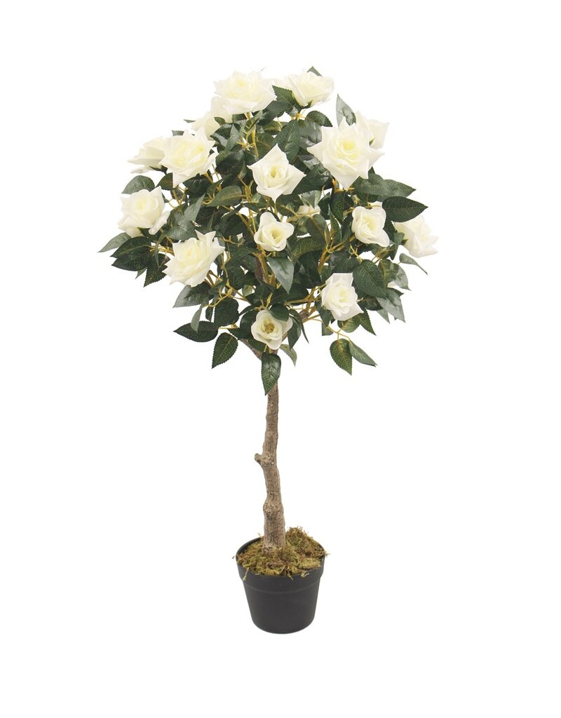 Damn Kunstboom Rosa roos 100cm