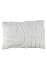 Damn Sierkussen Fluffy organic cream rechthoek