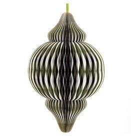 Damn Papieren honeycomb hanger 75cm groen met wit