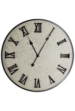 Damn Wandklok metaal 60cm off-white