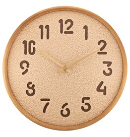 Damn Wandklok Wova 40cm beige
