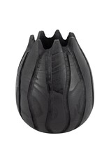 Damn Houten vaas tulp zwart