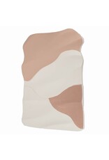 Damn Wanddecoratie art wit met sandstone