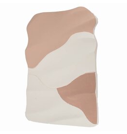 Damn Wanddecoratie art wit met sandstone