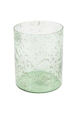 Damn Windlicht bubbelglas blank