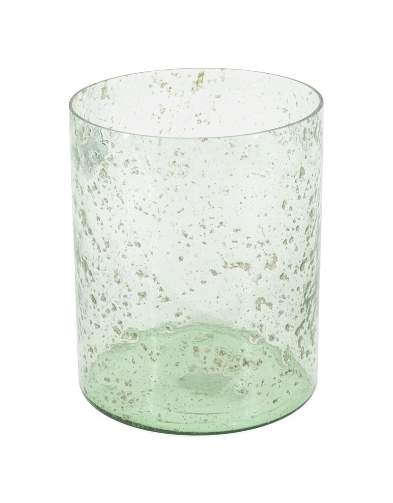 Damn Windlicht bubbelglas blank